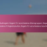 Volleyballregeln: Regeln für verschiedene Altersgruppen, Regeln für verschiedene Fähigkeitsstufen, Regeln für verschiedene Geschlechter